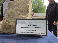 Položení základního kamene sportovní haly