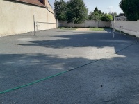 Oprava školního hřiště zahájena