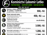 Kominictví Ĺubomír Letko nabízí