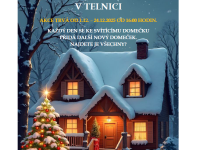 Adventní svítící domečky v Telnici - 1.–24. prosince 2025