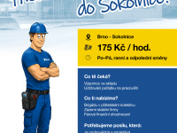 Nabídka brigády: výpomoc ve skladu (Sokolnice)