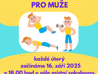 Zdravotní cvičení pro muže - od 16. září 2025