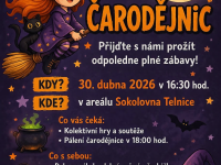 Slet čarodějnic - 30. dubna 2026