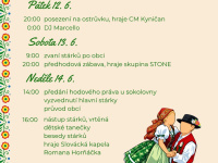 Jánské hody - 12.–14. června 2026 (Sokolnice)