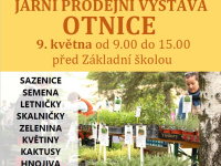 Jarní prodejní výstava - 9. května 2026 (Otnice)