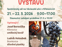 Jarní výstava - 21.–22. března 2026 (Křenovice)