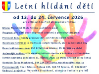 Letní hlídání dětí - 13.–24. července 2026 