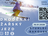 Lyžařský zájezd - 16. ledna 2026