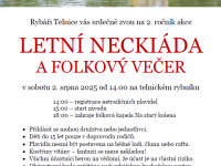 Letní neckiáda a folkový večer - 2. srpna 2025