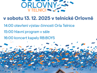 Oslavy 30 let orlovny v Telnici - 13. prosince 2025