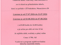 Příměstský taneční tábor pro děti (Sokolnice)