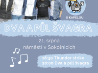Benefiční koncert pro nadační fond Krtek - 21. srpna 2026 (Sokolnice)
