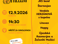 Újezdské hudební tmelení - 12. září 2026 (Újezd u Brna)