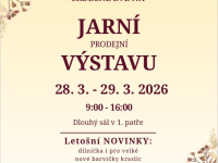 Jarní výstava - 28. a 29. března 2026 (Bučovice)