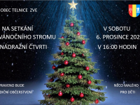 Setkání u vánočního stromu v Nádražní čtvrti - 6. prosince 2025