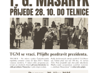 T. G. Masaryk přijede do Telnice - 28. října 2025