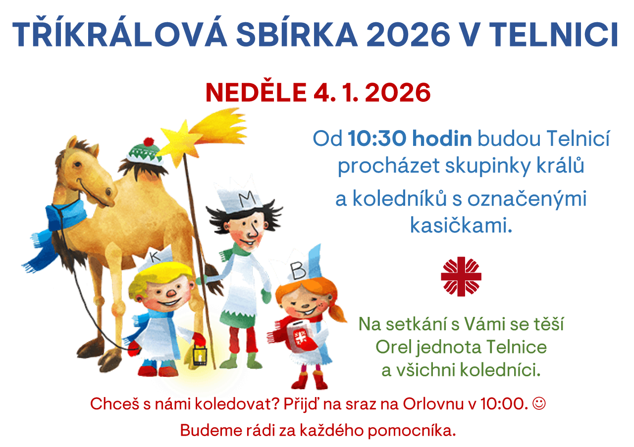 tříkrálová sbírka 2026 plakát tříkrálová sbírka 2026 plakát