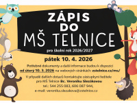 Zápis do MŠ Telnice_letáček