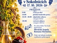 Pozvánka: Chlapské hody - 17. října 2026 (Sokolnice)