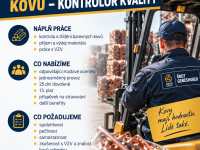 Nabídka práce: skladník barevných kovů (Sokolnice)