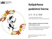 Kašpárkova podzimní herna - 6. září–8. listopadu 2026 (Rajhrad)