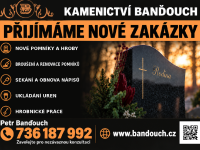 Kamenictví Banďouch přijímá nové objednávky