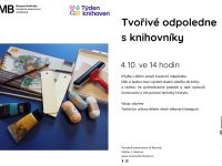 Tvořivé odpoledne s knihovníky - 4. října 2026 (Rajhrad)