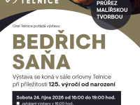 Výstava obrazů - Bedřich Saňa - 24. a 25. října 2026