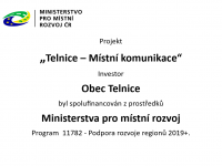 Telnice - Místní komunikace