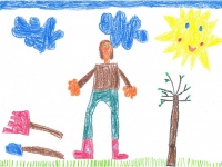 Sazeni stromku 8.10.2012 ocima deti - kresby