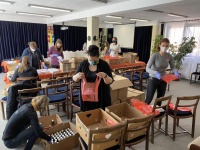 Dobrovolníci pomáhají na apríla Telnici 2020