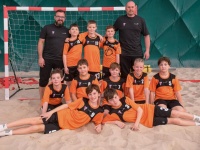 Mladší žáci &#8222;B&#8220; se předvedli na Beach Handball v Praze 2022