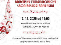 Adventní koncert - 7. prosince 2025 (Rajhrad)