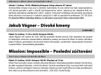 Kino Měnín - květen 2025