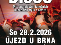 Taneční discotéka - 28. února 2026 (Újezd u Brna)
