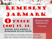 Řemeslný jarmark - 15. listopadu 2025 (Otnice)