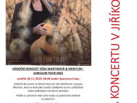 Vánoční koncert Věry Martinové - 30. listopadu 2025 (Jiříkovice)